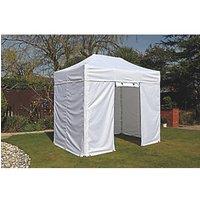 Mini Marquees 6' 6" x 10' (Nominal) Hip Fabric Gazebo White (739RW)