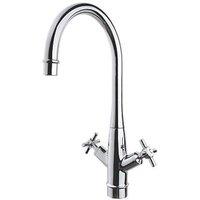 Swirl Isobel Dual-Lever Kitchen Mono Mixer Tap Chrome (740PG)