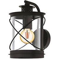 Eglo Hilburn Outdoor Wall Light Black (740PL)