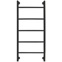 Towelrads 1200mm x 530mm 982BTU Black Flat Designer Towel Radiator (740RY)