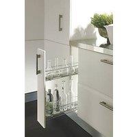 Hafele 2-Shelf Pull-Out Unit Chrome 150mm (74100)