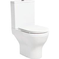 Brixton Soft-Close Close-Coupled Rimless Toilet Dual-Flush 6/4Ltr (741CH)