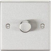 Knightsbridge 1-Gang 2-Way LED Intelligent Dimmer Switch Brushed Chrome (741PX)