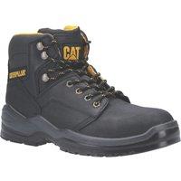 CAT Striver Injected Size 4 Black Water-Resistant Steel Toe Cap Safety Boots (741XP)