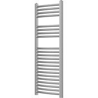 Blyss 1100mm x 450mm 1037BTU Chrome Curved Towel Radiator (7438V)