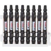 Bosch 1/4" 65mm Hex Shank TX25 Impact Control Double-Ended Screwdriver Bits 8 Piece Set (743FW)