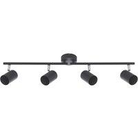 Saxby Toro Bar 4-Light Spotlight Black (743RE)
