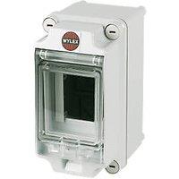 Wylex WBE3 IP65 3-Module Unpopulated DIN Enclosure (74436)