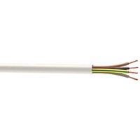 Time 3184Y White 4-Core 1mm Flexible Cable 5m Coil (74464)