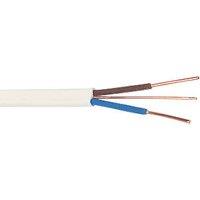 Prysmian 6242BH White 2.5mm LSZH Twin & Earth Cable 100m Drum (74493)