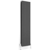 Terma Forte 1800mm x 440mm 4167BTU Anthracite Vertical Designer Radiator (744HE)