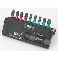 Wera Bit-Check 10 Impaktor 2 1/4" Hex Shank Mixed Bit Set 10 Pieces (745FW)