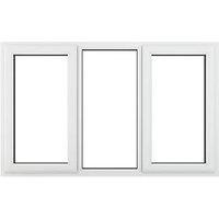 Crystal Left & Right-Hand Opening Clear Double-Glazed Casement White uPVC Window 1770mm x 1040mm (745JP)