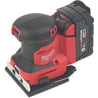 Milwaukee M18BQSS-502B 18V 2 x 5.0Ah Li-Ion RedLithium Cordless Sheet Sander (745VT)