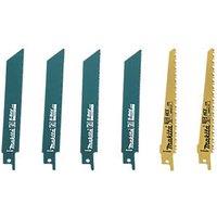 Makita D-53051 Multi-Material Reciprocating Saw Blade Set 6 Pieces (7470R)