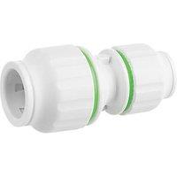 Flomasta Plastic Push-Fit Reducing Couplers 22mm x 15mm 2 Pack (747HY)