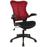 Nautilus Designs Mercury 2 Medium Back Executive Chair Red (747PK)