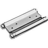 Smith & Locke Satin Nickel Spring Hinge 150mm x 153mm (747PY)