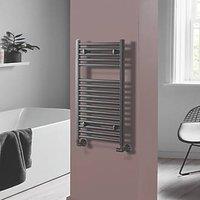 Towelrads 800mm x 400mm 1078BTU Anthracite Flat Towel Radiator (747RY)