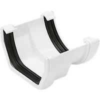 FloPlast Square to Round Gutter Adaptor White 112-114mm (74881)