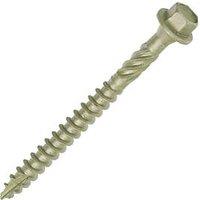 Timco Hex Socket Timber Frame Construction & Landscaping Screws 6.7mm x 75mm 50 Pack (748KG)