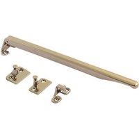 Fab & Fix Classic Non-Locking Window Stay Bar Polished Gold 280mm (748KR)