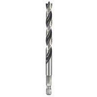 Titan Hex Shank Double-Flute Brad Point Wood Drill Bit 8mm x 117mm (748PT)