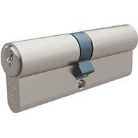 Smith & Locke 1 Star 6-Pin Euro Double Cylinder Locks 40-45 (85mm) Silver 2 Pack (748PX)