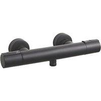 Highlife Bathrooms Argyll Exposed Single Outlet Thermostatic Matt Black Bar Shower Valve (748TJ)