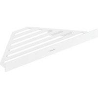 Hansgrohe AddStoris 1-Tier Corner Basket Matt White (748VG)