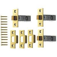 ERA Brass 188-33 Tubular Mortice Latches 64mm Case - 45mm Backset 3 Pack (7498T)