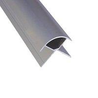Splashwall External Corner Matt Silver 2420mm x 11mm (749GV)