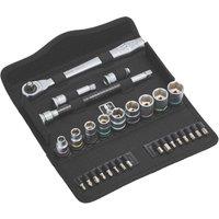 Wera 8100 SB 7 Zyklop Metal 3/8" Drive Ratchet & Socket Set 29 Pcs (749HF)