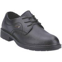 Amblers FS62 Size 7 Black Steel Toe Cap Safety Shoes (749JV)
