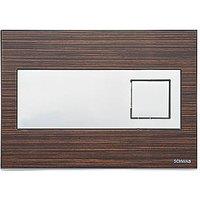 Fluidmaster Schwab Caro 12400 Dual-Flush Flushing Plate Wood Effect Wenge (7500X)