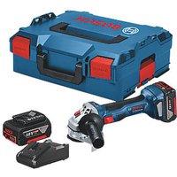 Bosch GWS 18V-7 18V 2 x 4.0Ah Li-Ion Coolpack 4 1/2" Brushless Cordless Angle Grinder (750PV)