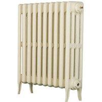 Arroll 660mm x 754mm 3193BTU Cream Cast Iron 4 Column Radiator (7524F)
