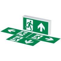 4lite Maintained or Non-Maintained Emergency LED Exit Box with Up, Down, Left & Right Arrow 3.5W 10lm (752CJ)