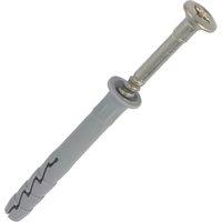 Rawlplug R-FX-N A2 Nylon Hammer-In Fixings 8mm x 60mm 100 Pack (752VA)