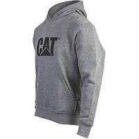 CAT Trademark Hooded Sweatshirt Heather Grey 3X Large 54-56" Chest (752VF)