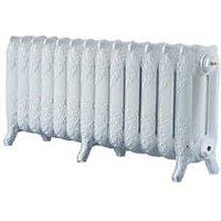 Arroll 470mm x 1074mm 3992BTU White Cast Iron 3 Column Radiator (7531P)