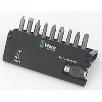 Wera Bit-Check 10 Stainless 1 1/4" Hex Shank Mixed Bit Set 10 Pieces (753FW)