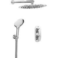 Bristan Hourglass Rear-Fed Concealed Chrome Thermostatic Mixer Shower (753RH)