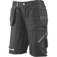 Scruffs Trade Flex Womens Holster Work Shorts Black Size 18 (753RT)