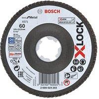 Bosch X-Lock Metal 60 Grit Flap Disc 125mm (5") (754HJ)