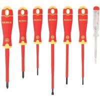 Bahco Mixed VDE Screwdrivers & Voltage Tester 7 Piece Set (754RE)