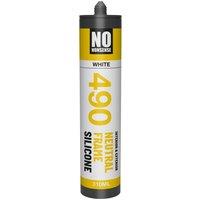 No Nonsense 490 Frame Sealant White 310ml (754RU)