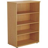 TC Group 3-Shelf Bookcase Nova Oak 800mm x 1200mm (754TT)