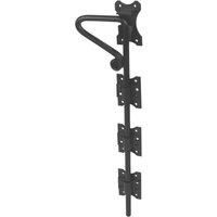 GateMate Heavy Duty Ornamental Drop Bolt Black 600mm (754YV)