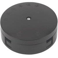 Essentials 30A 3-Terminal Heavy Duty Junction Box Black (7552D)